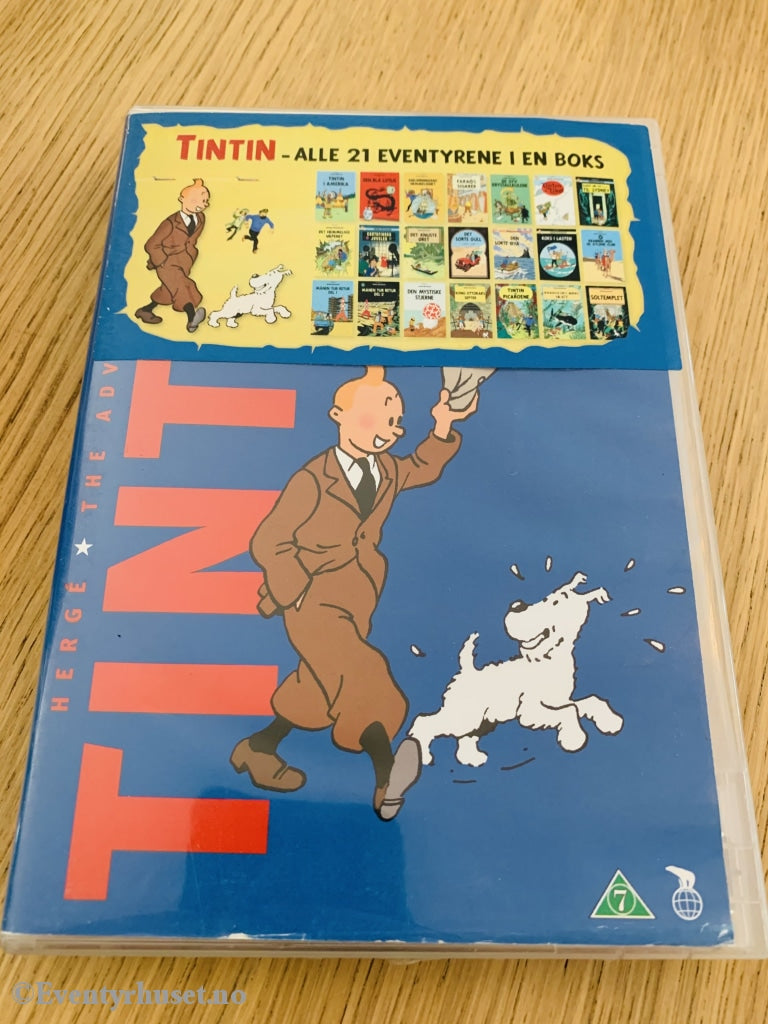 Hergé. Tintin - Alle 21 Eventyrene På 7 X Dvd. Dvd