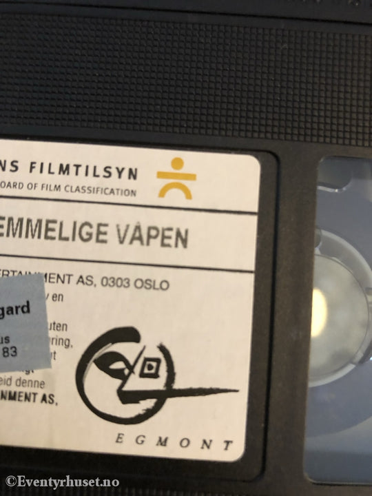 Tintin. Det Hemmelige Våpen. 1991. Vhs. Vhs