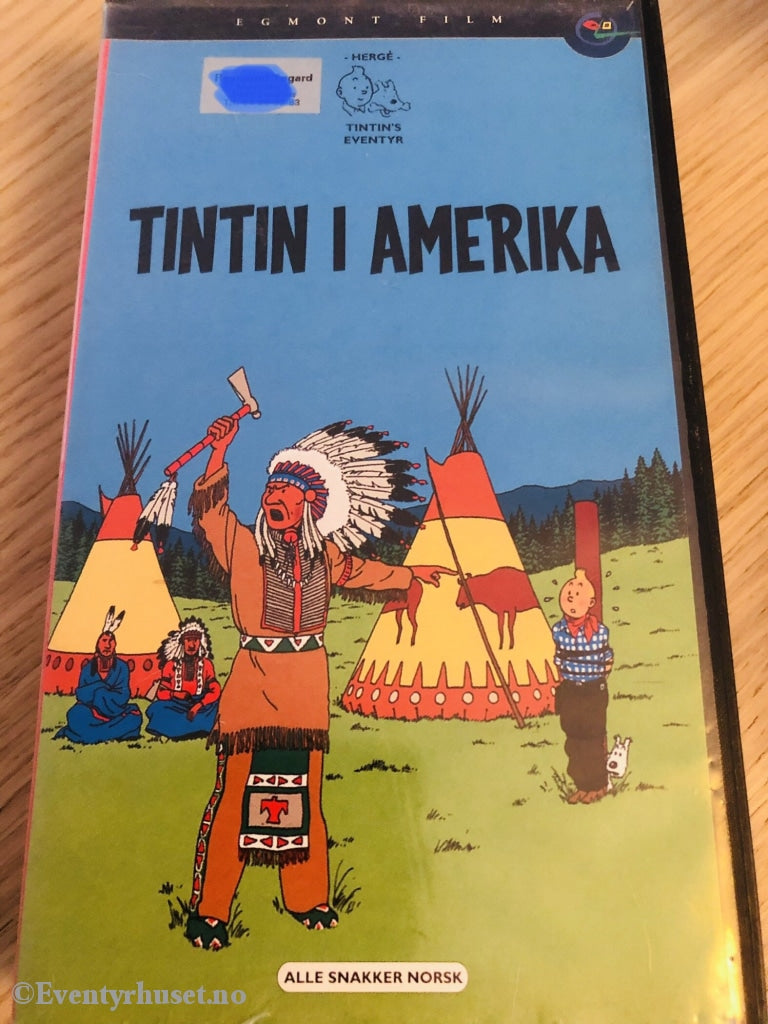 Tintin I Amerika. 1991. Vhs. Vhs