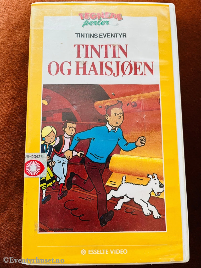 Hergé: Tintin Og Haisjøen. 1981. Vhs. Vhs