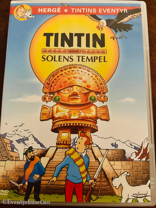 Hergé. Tintins Eventyr. Solens Tempel. 1969. Dvd. Dvd