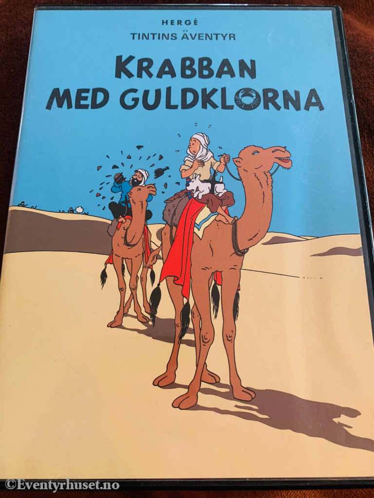 Hergé. Tintins opplevelser. Krabben med de gyldne klør. 1991. DVD. DVD