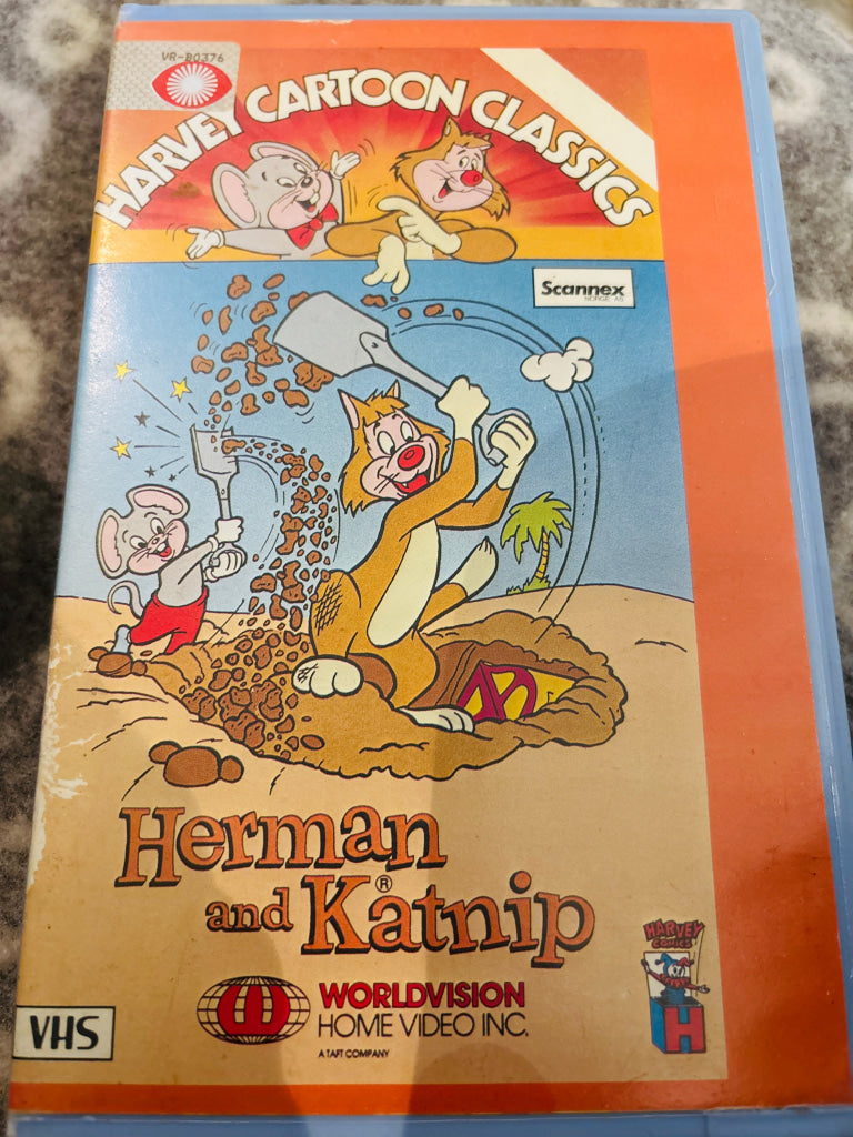 Herman & Katnip. 1986. VHS Big Box. VHS