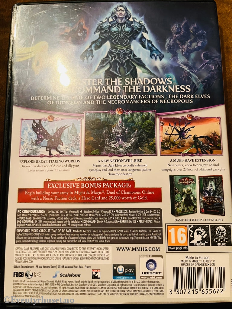 Heroes Of Might & Magic Vi. Shades Darkness. Pc-Spill. Pc Spill