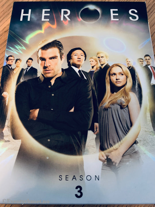 Heroes – Season 3. 2009. DVD samleboks