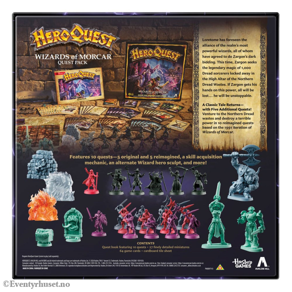 HeroQuest Board Game Expansion Wizards of Morcar Quest Pack *English Version* Games