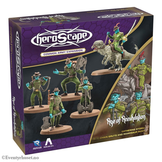Heroscape Army Expansion Age of Annihilation Chain Gruts & Ramosaur Rider (Common) *English Version* Games