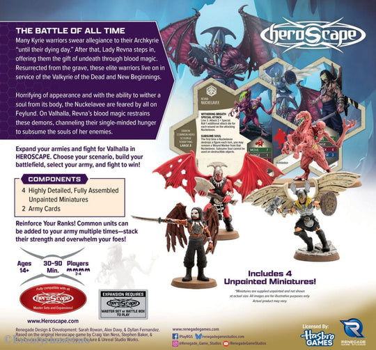 Heroscape Army Expansion Age of Annihilation Revenants of Revna & Nuckelavee (Common) *English Version* Games