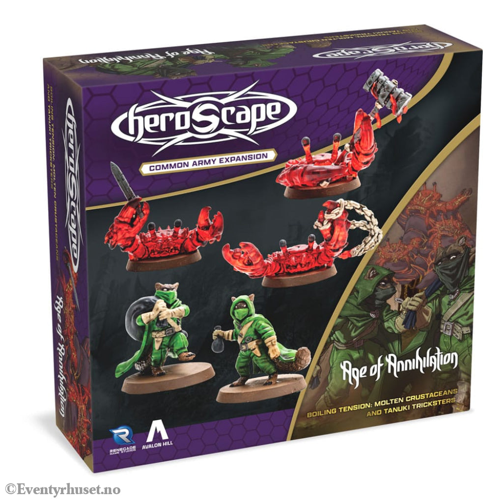 Heroscape Army Expansion Boiling Tension: Molten Crustaceans & Tanuki Tricksters *English Version* Games