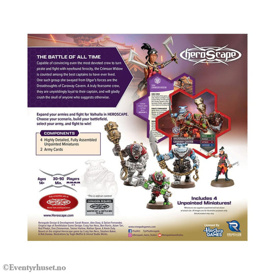 Heroscape Army Expansion Embers of War: Crimson Widow & Dreadnoughts of Caraway Cavern *English Version* Games