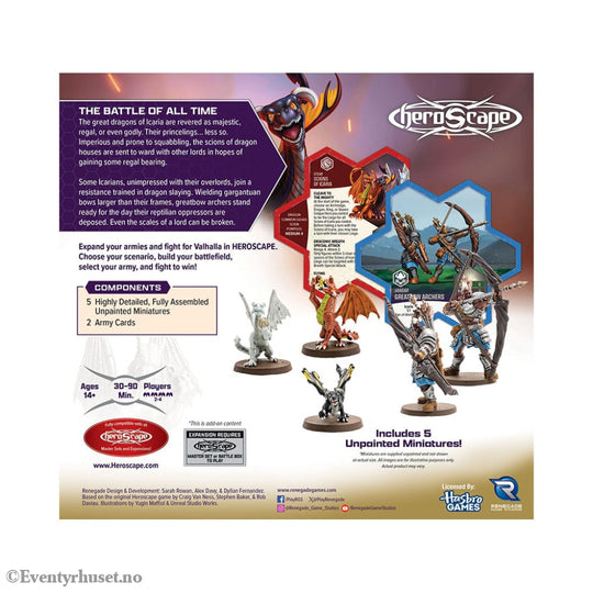 Heroscape Army Expansion Embers of War: Greatbow Archers and Scions of Icaria *English Version* Games
