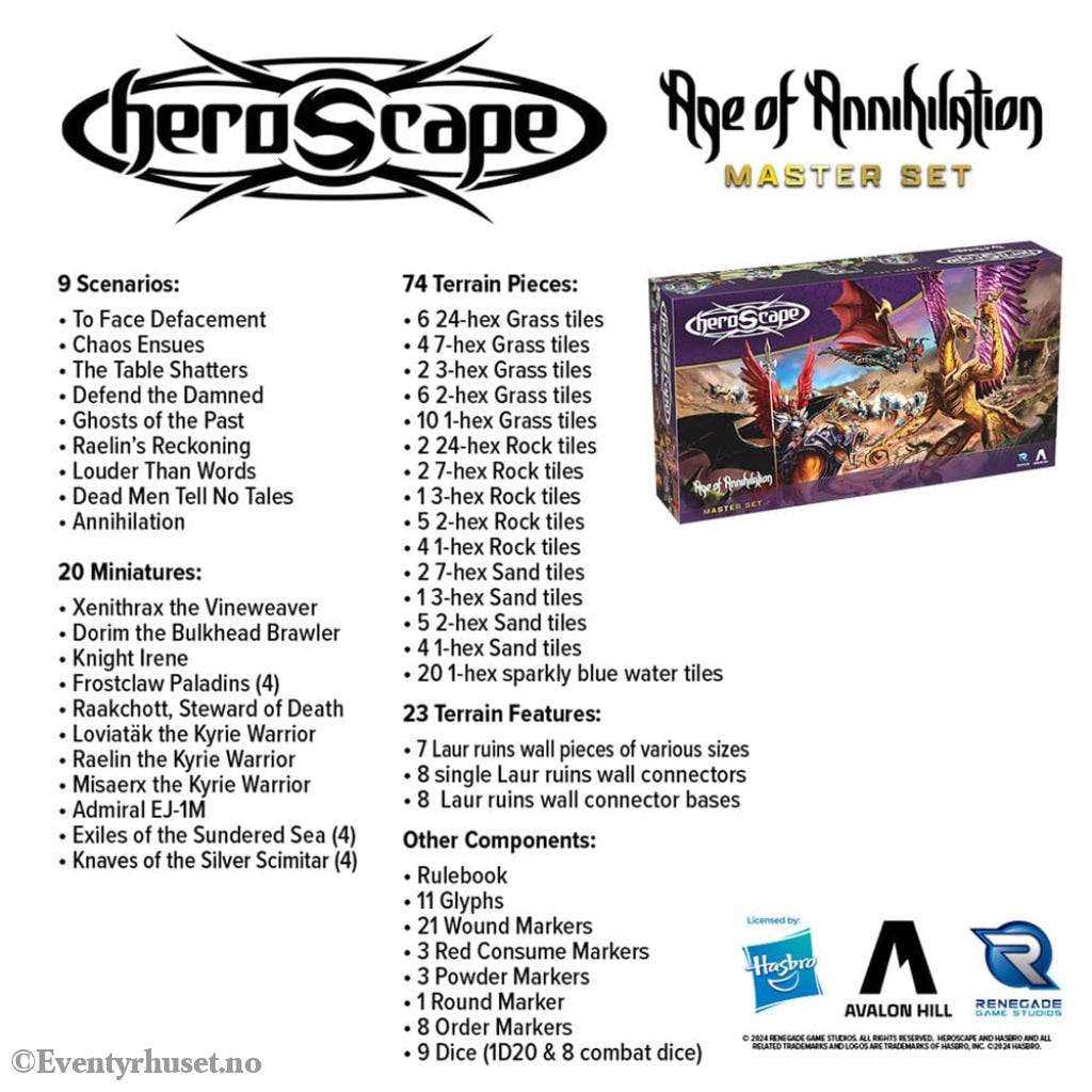 Heroscape board game Age of Annihilation Master Set *English Version* Games