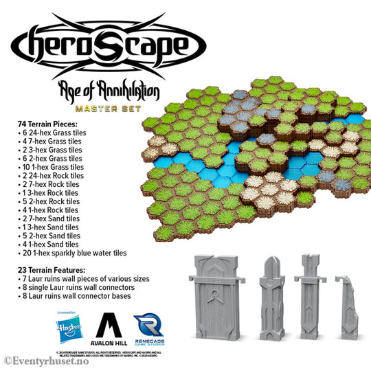 Heroscape board game Age of Annihilation Master Set *English Version* Games