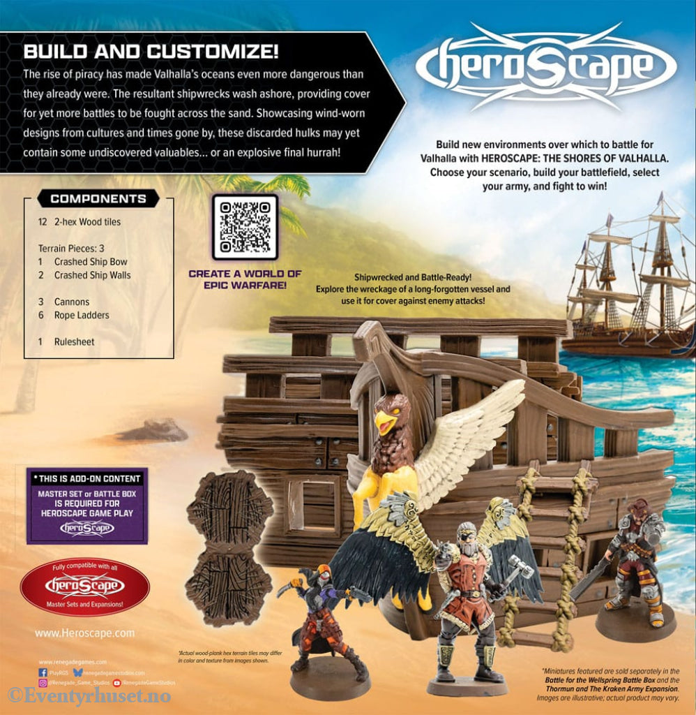 Heroscape Terrain Expansion Shores of Valhalla *English Version* Games