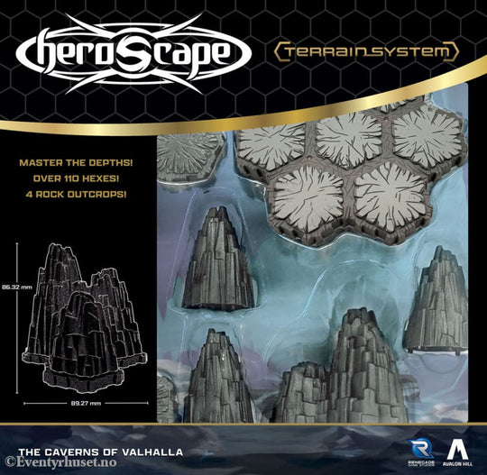 Heroscape Terrain Expansion The Caverns of Valhalla *English Version* Games