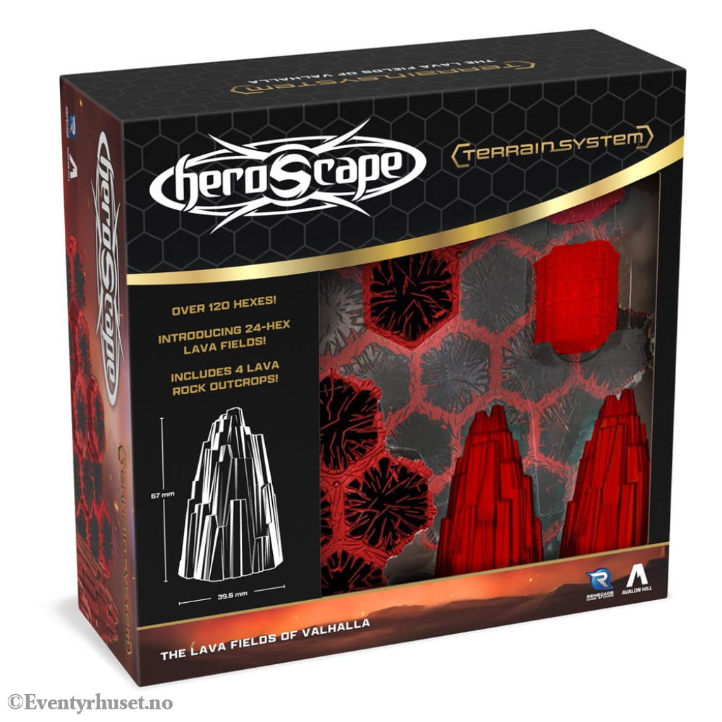 Heroscape Terrain Expansion The Lava Fields of Valhalla *English Version* Games