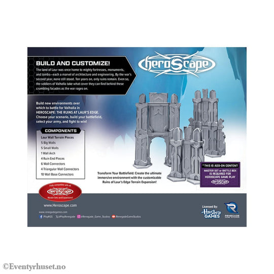 Heroscape Terrain Expansion The Ruins at Laur’s Edge *English Version* Games