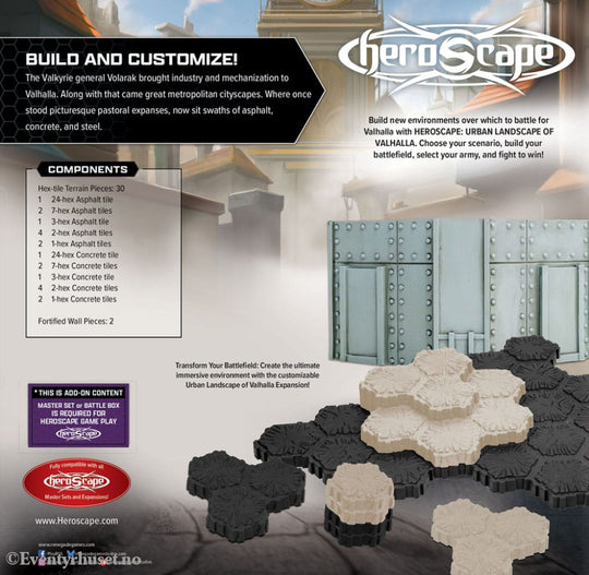 Heroscape Terrain Expansion The Urban Landscape of Valhalla *English Version* Games