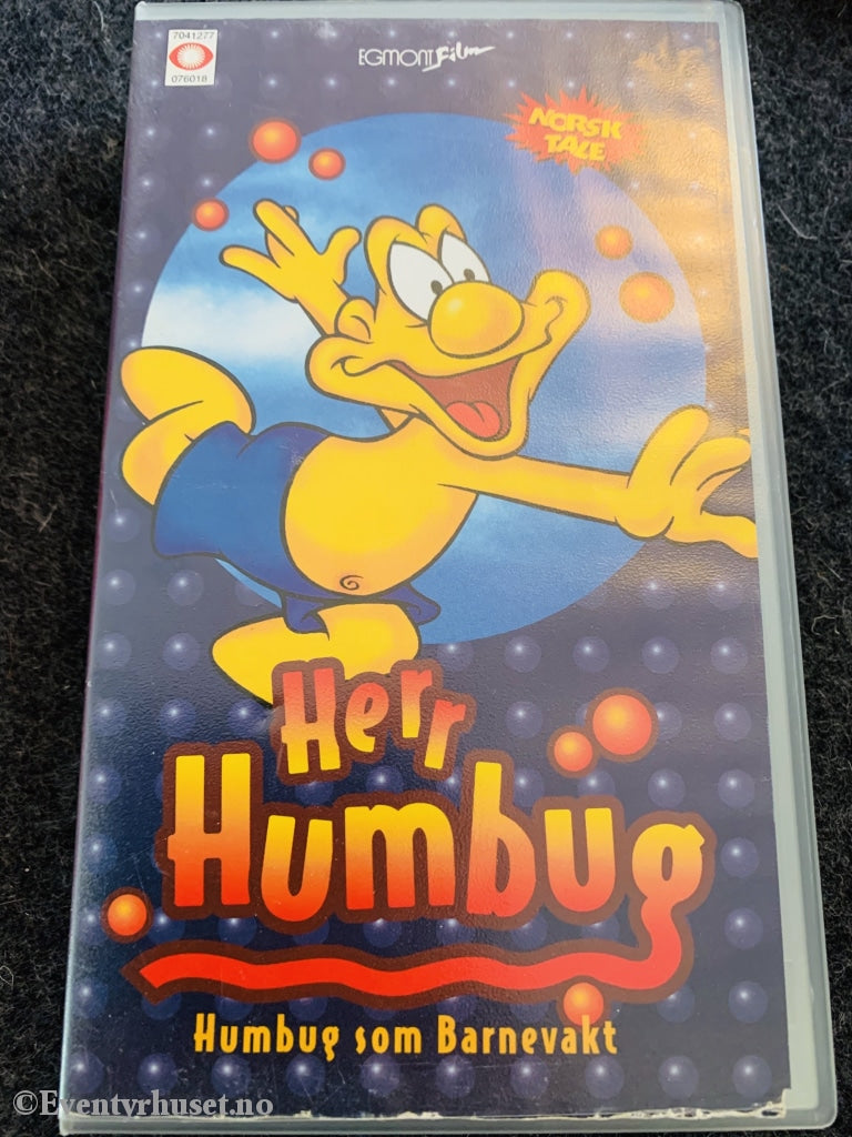 Herr Humbug. Humbug Som Barnevakt. 1994. Vhs. Vhs