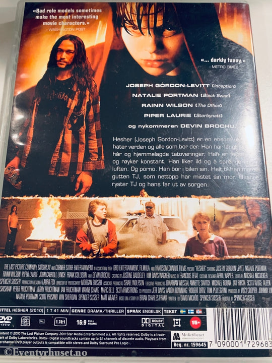 Hesher. 2010. Dvd. Dvd