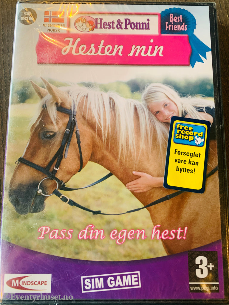 Hest og Ponni: Hesten min. PC-spill. Ny i plast! PC spill