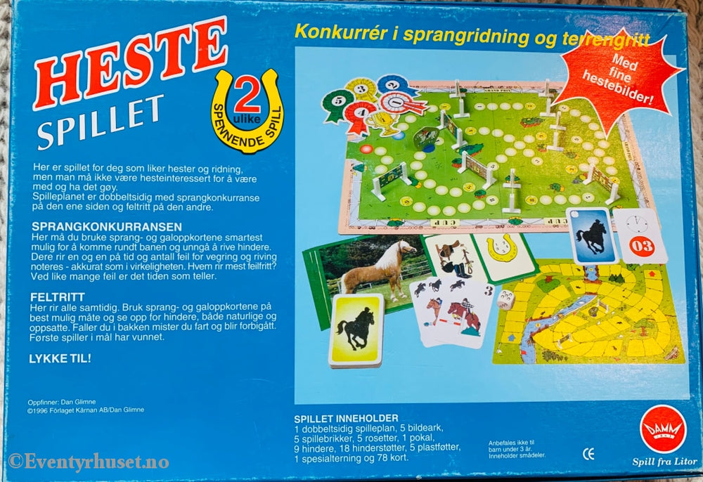 Hestespillet. 1996. Brettspill. Brettspill