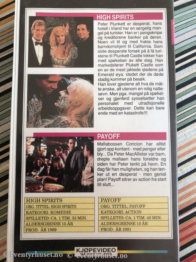 High Spirits. 1991. Vhs. Vhs