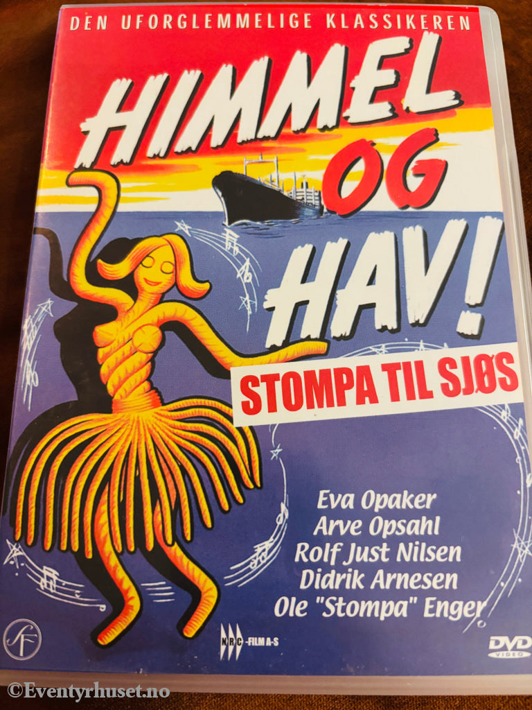 Himmel og hav! Stompa til sjøs. DVD.