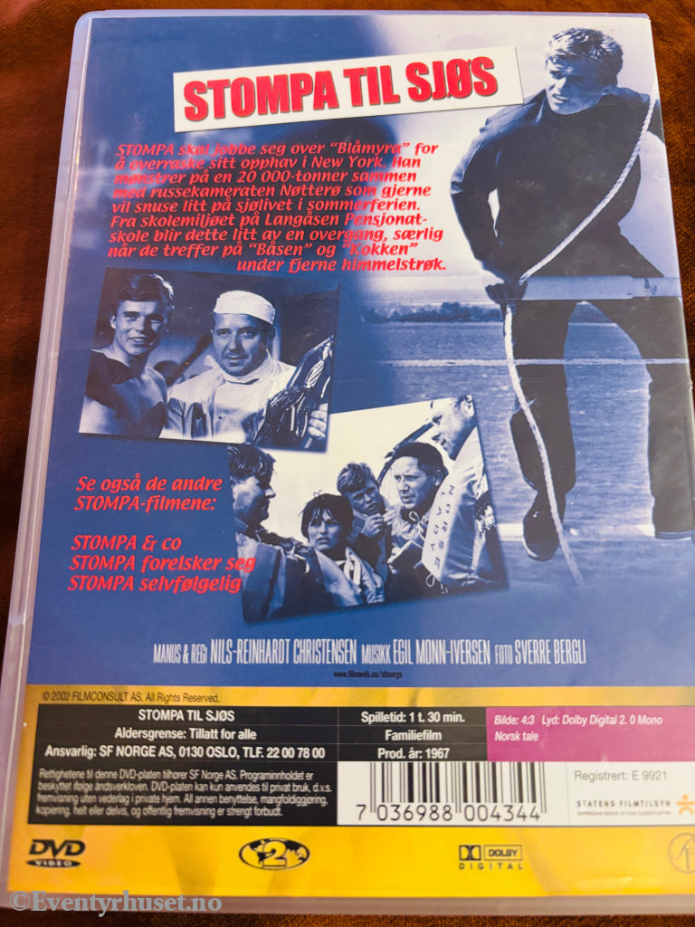 Himmel og hav! Stompa til sjøs. DVD.
