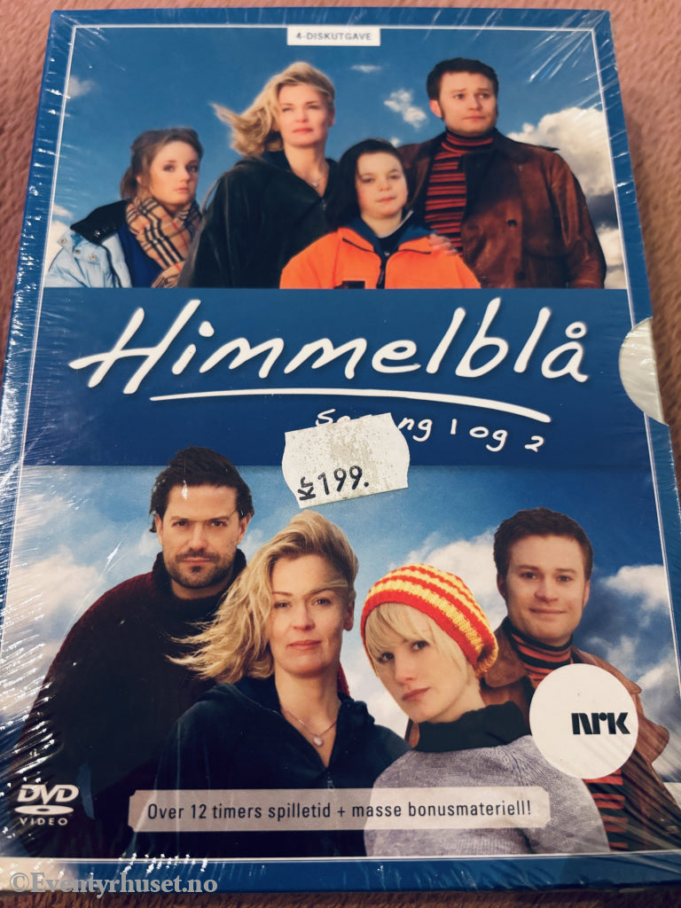 Himmelblå Sesong 1 og 2. DVD samleboks. Ny i plast!