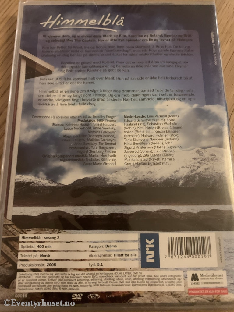 Himmelblå - Sesong 2 (Nrk). Dvd. Dvd
