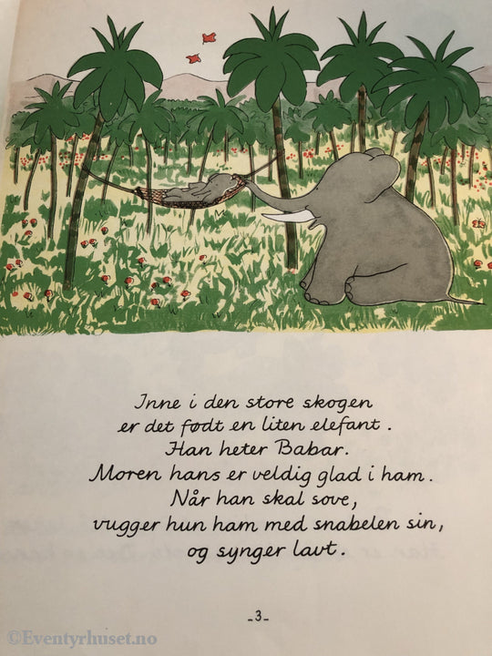 Historien Om Babar - Den Vesle Elefanten. 1939/86. Fortelling