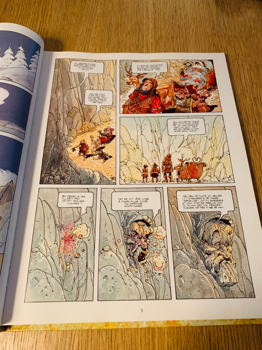 Historien om julenissen. 1992. Stor tegneseriebok. Fortelling