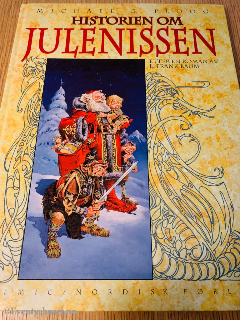 Historien om julenissen. 1992. Stor tegneseriebok. Fortelling