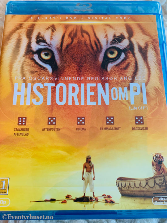 Historien om Pi. Blu-ray. Ny i plast!