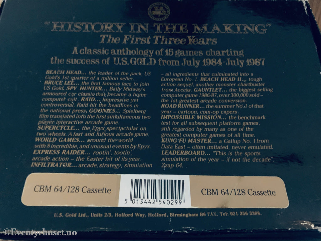 History in the Making: The First Three Years (1986). Commodore 64 (C64) spill solgt i Norge! Commodore 64/129