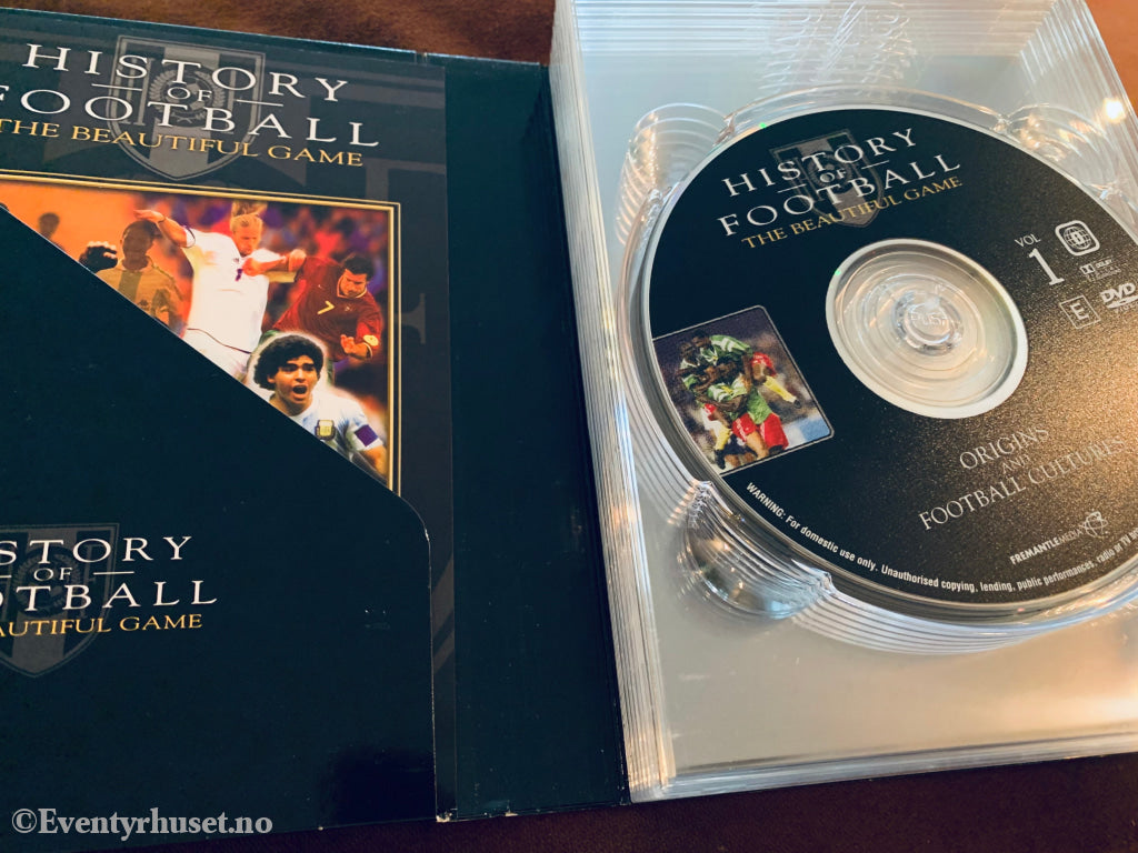 History Of Football - The Beautiful Game. Dvd Samleboks.