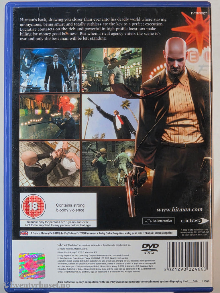Hitman: Blood Money . PS2.