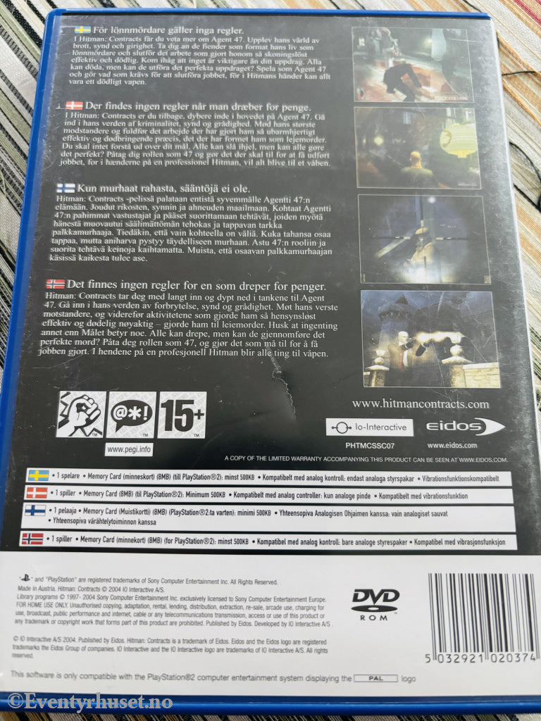 Hitman: Contracts. PS2-spill