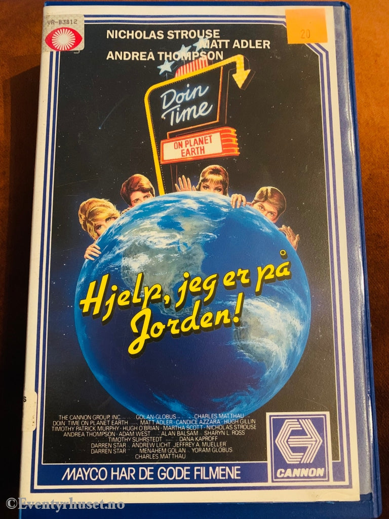 Hjelp Jeg Er På Jorden! 1986. Vhs Big Box. Box