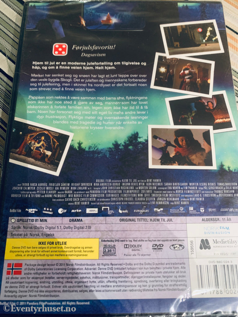 Hjem Til Jul. 2011. Dvd. Ny I Plast! Dvd