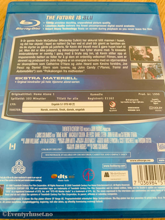 Hjemme alene 1 (1990) . Blu-ray.