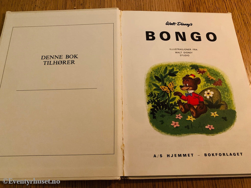 Hjemmets Småbokserie. Disney. 1975. Bongo. Fortelling