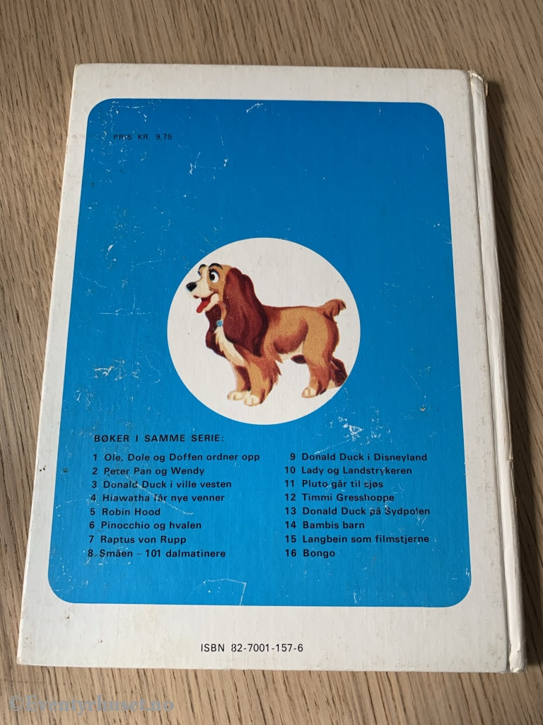 Hjemmets Småbokserie Nr. 10. Disney. 1975. Lady Og Landstrykeren. Fortelling