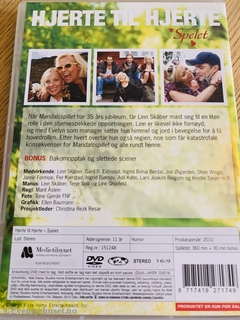 Hjerte Til - Spelet (Nrk). 2010. Dvd. Dvd