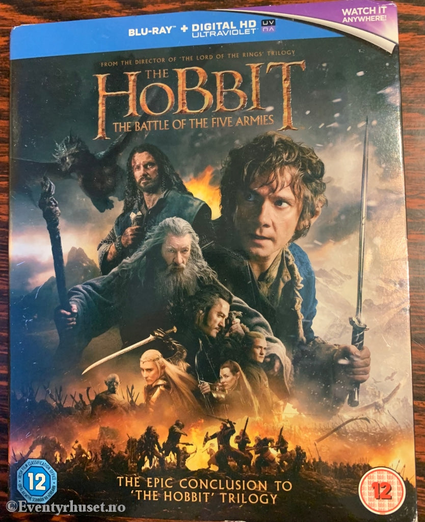 Hobbit. Blu-Ray Slipcase. Blu-Ray Disc