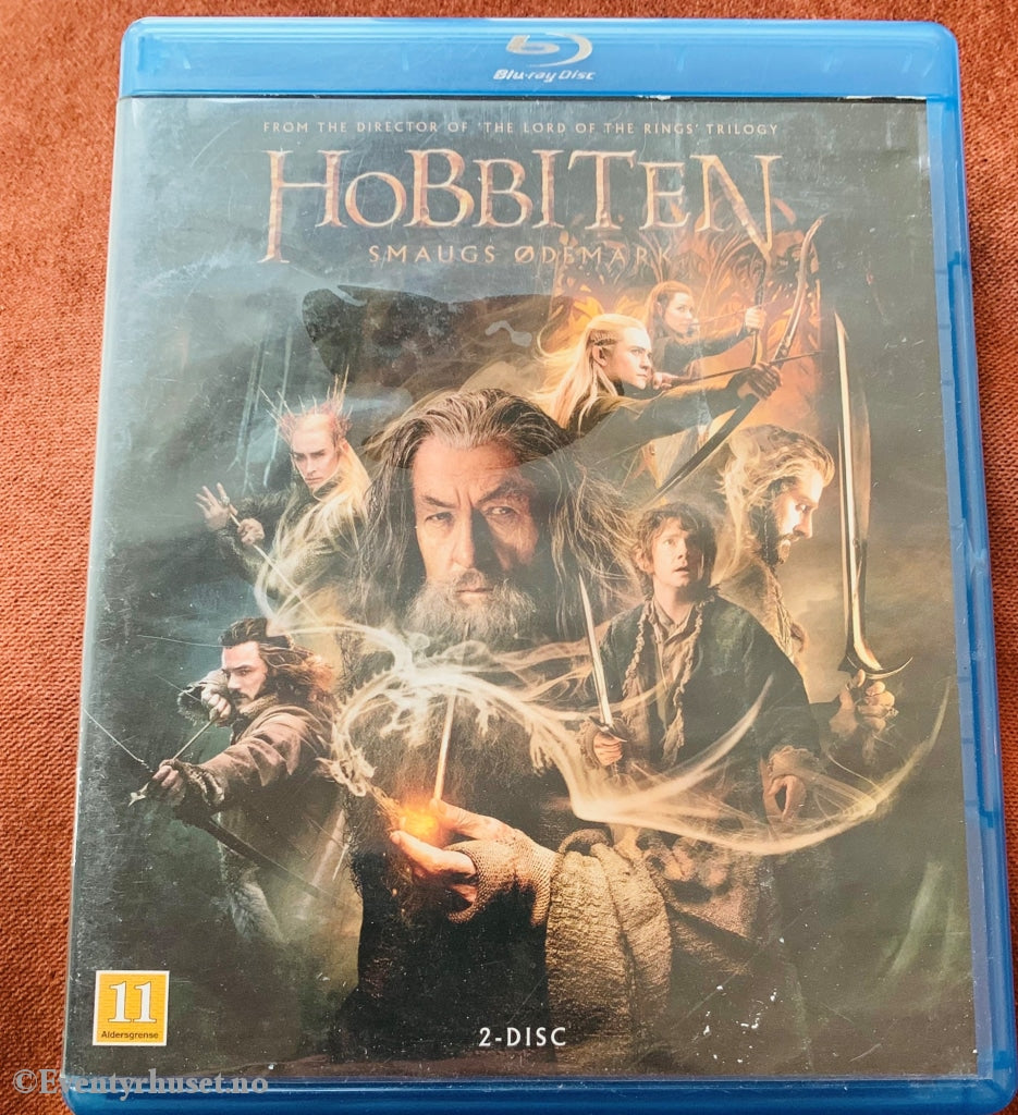 Hobbiten - Smaugs Ødemark. Blu-Ray. Blu-Ray Disc