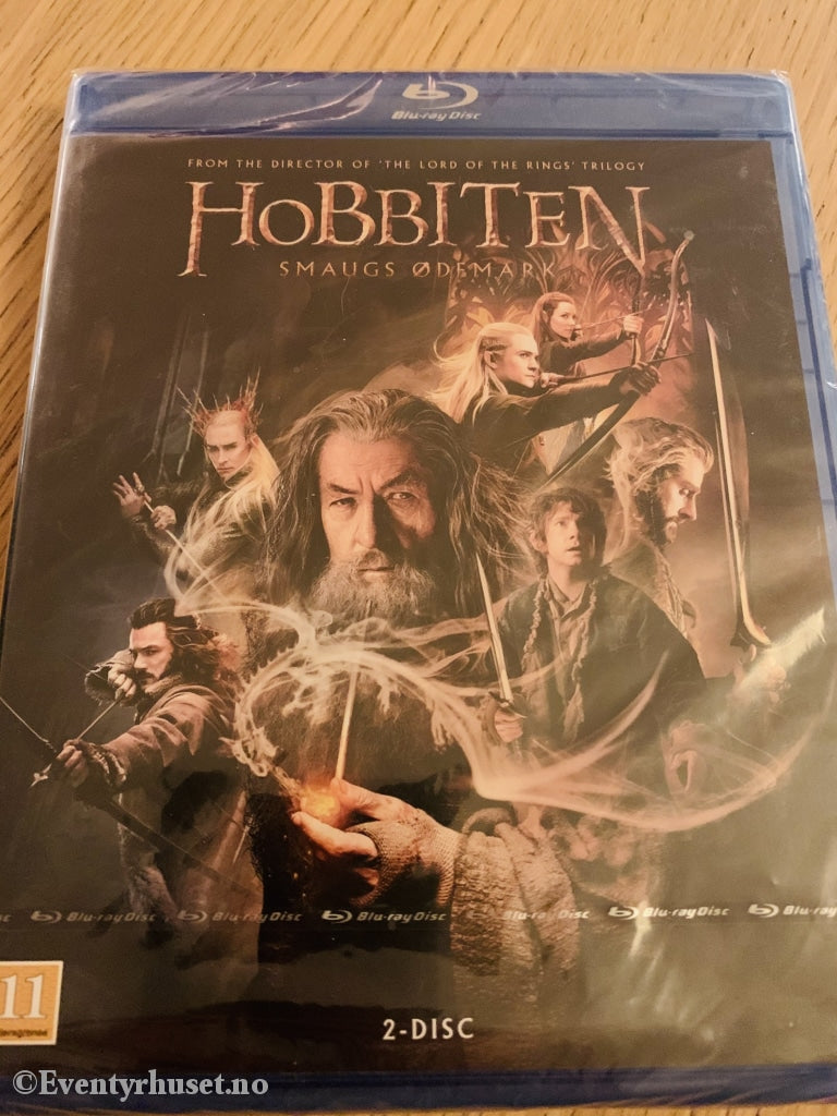 Hobbiten - Smaugs Ødemark. Blu-Ray Ny I Plast! Blu-Ray Disc