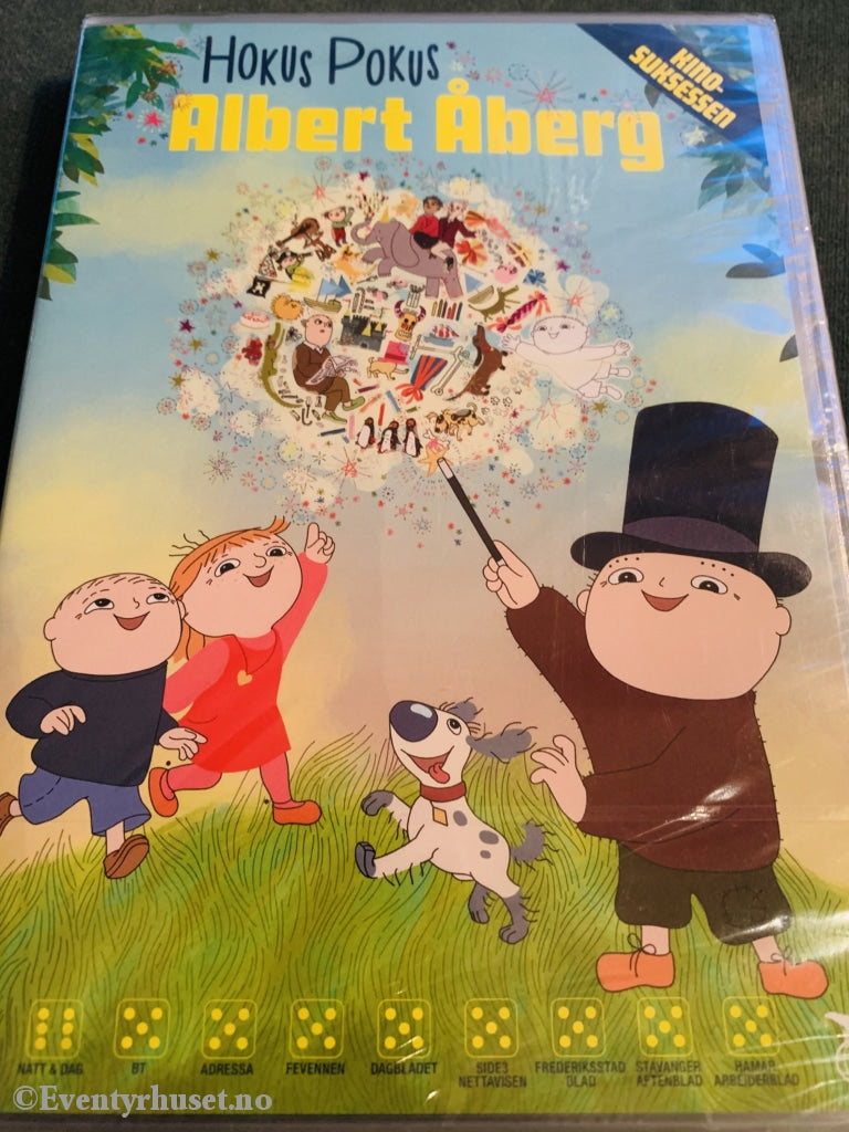 Hokus Pokus Albert Åberg. 2013. Dvd Ny I Plast!