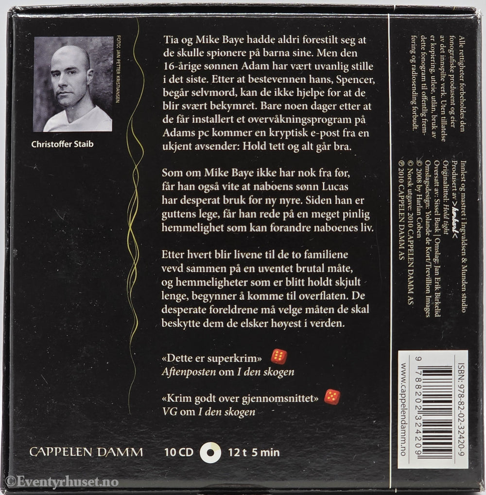Hold tett – Harlan Coben . Lydbok på CD.